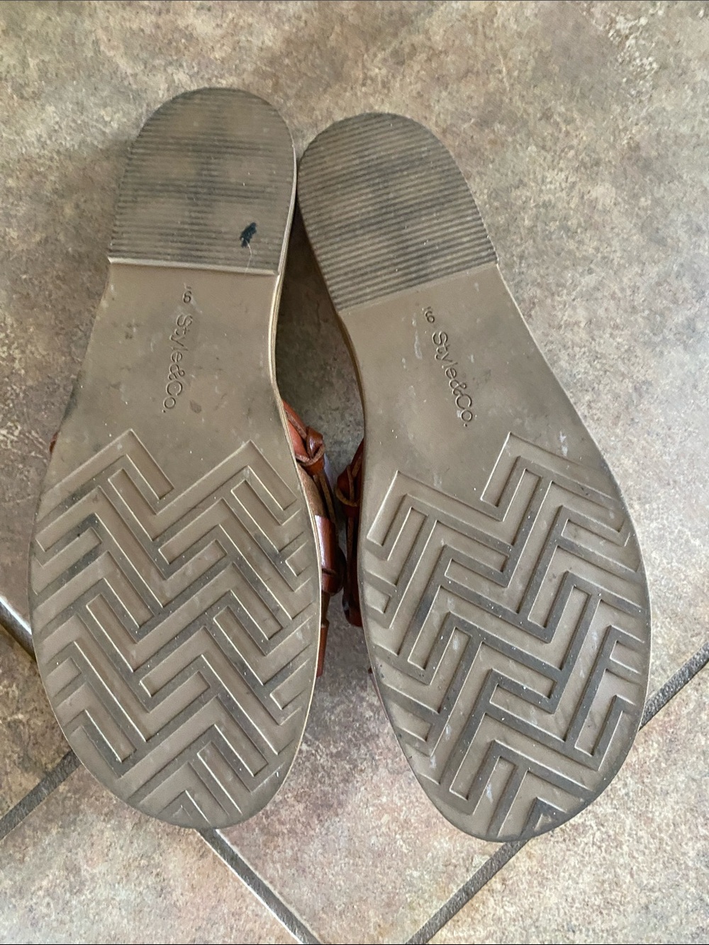Style & Co. Women’s Brown Braided Slide Sandals - Picture 6 of 6